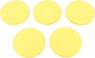 Ronde zitkussens 5 stuks licht geel Tangara Groothandel voor Kinderopvang inrichting2
